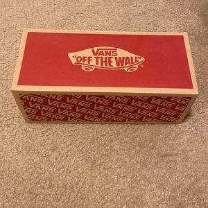 Burgundy Vans Low Top